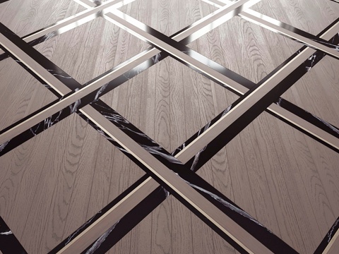  拼花地板摇曳系列，卢西亚诺·宗塔设计3d模型 