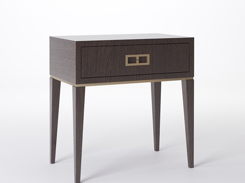  Morgan床头柜3d模型 