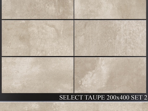  佩隆达精选灰褐色200x400套装23d模型 