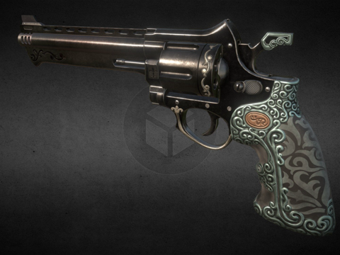  警长枪v073d模型 