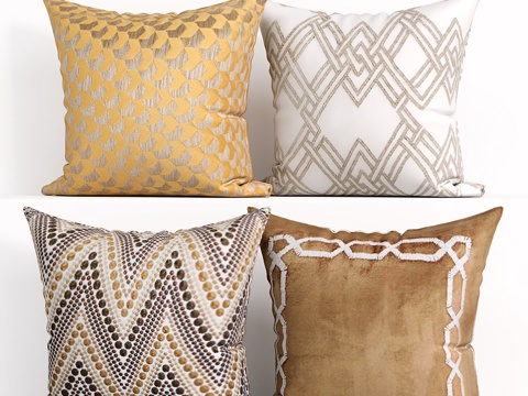  装饰抱枕套装 182 Etsy3d模型 