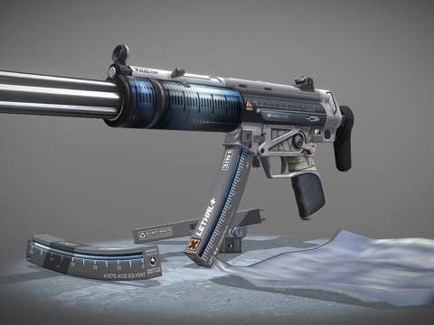  MP5SD致命注射IV3d模型 