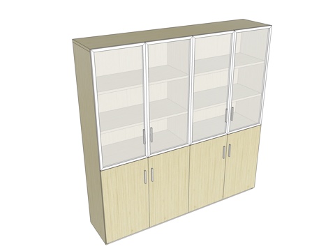 文件柜 办公家具su模型