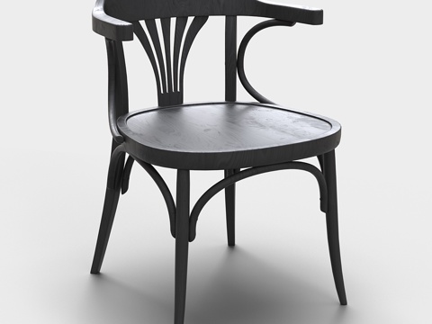  托内特椅子3d模型 