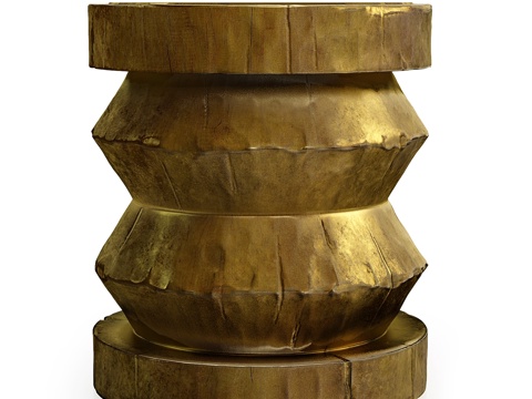  Z STOOL GOLD3d模型 