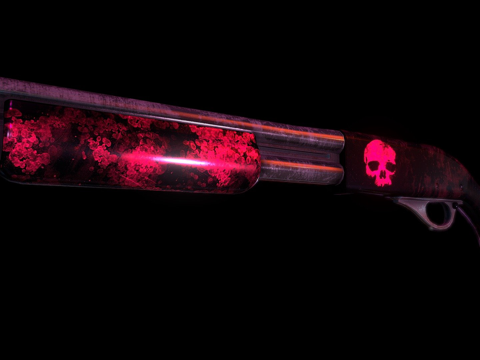  锯短霰弹枪纹理作品3d模型 