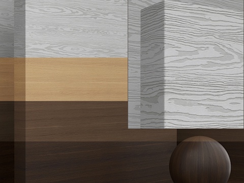  材料 木材    TSS板 CLEAF（无缝）- 套装3d模型 