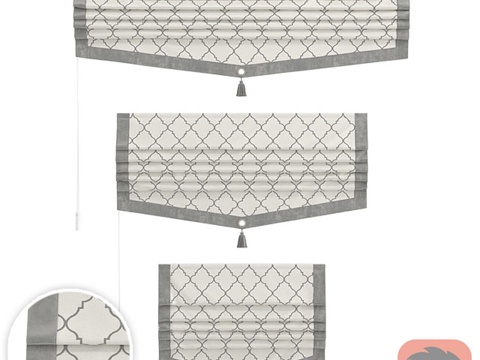  罗马帘套装 MARIT (ISLA)3d模型 