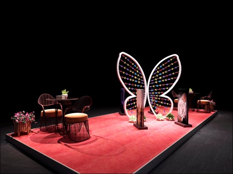  舞台场景植物装饰3d模型 