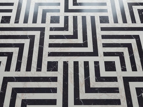  madique大理石瓷砖与装饰3d模型 