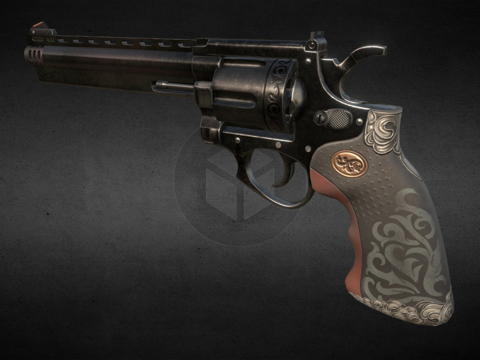  警长枪v063d模型 