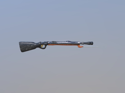  游戏SIP滑膛枪3d模型 