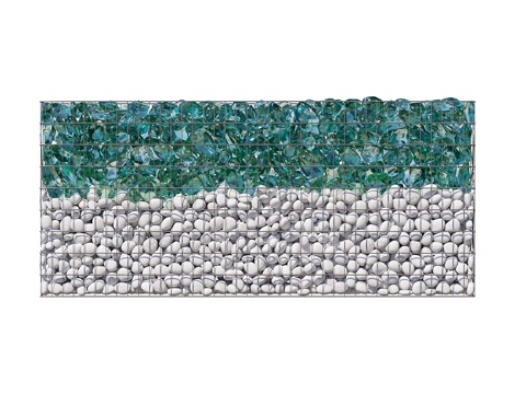  玻璃石笼网_23d模型 