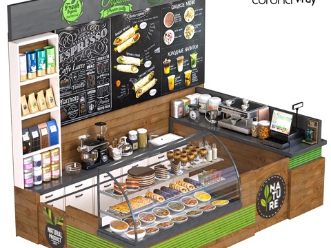 CofeShop-353d模型 