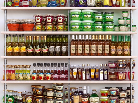  商店货架 (31)3d模型 