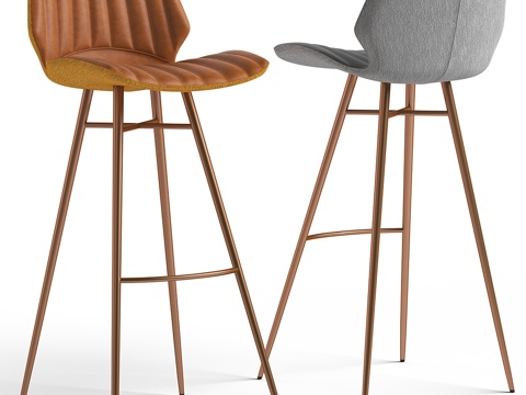  Loftdesigne 2695 2696 吧凳3d模型 