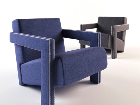  乌得勒支扶手椅3d模型 