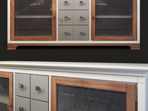  餐柜。乡村俱乐部8240。弗莱。3d模型 