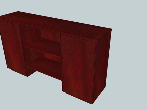  文件柜 办公家具su模型 