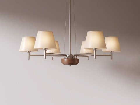 法式吊灯su模型