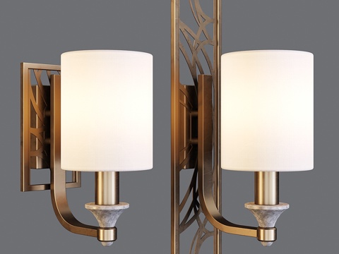  Maytoni 壁灯 - 维多利亚 (H004 - &amp; -3d模型 