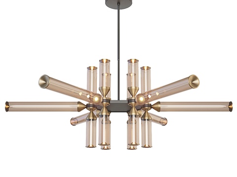  天花灯 Plume3d模型 