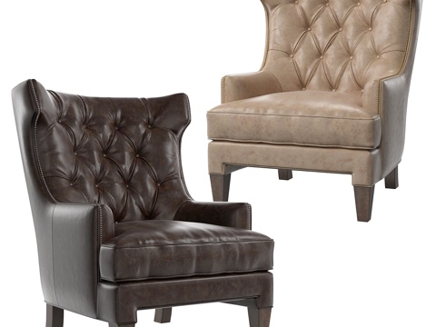  Britten俱乐部椅3d模型 