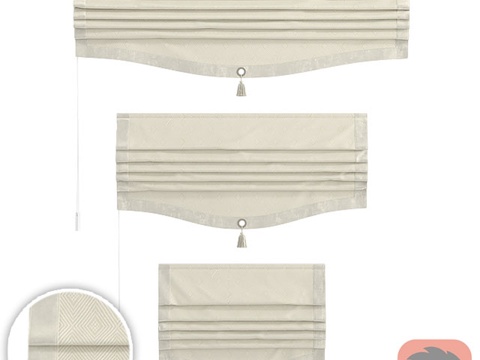  ARISSA罗马帘套装（INMA）3d模型 