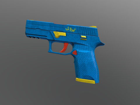  P250水手枪3d模型 