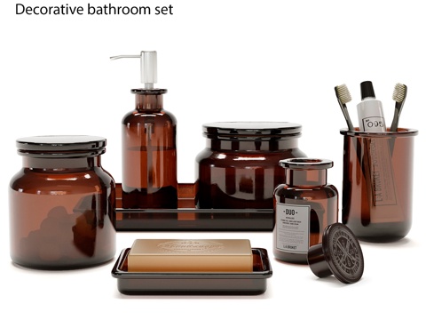  装饰套装3d模型 