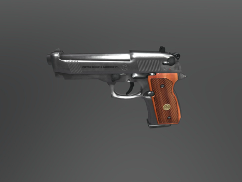  贝雷塔92FS3d模型 