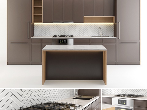  厨房模型3d模型 