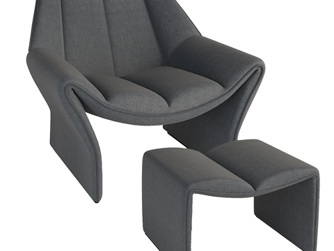  Busnelli Hirundo扶手椅3d模型 