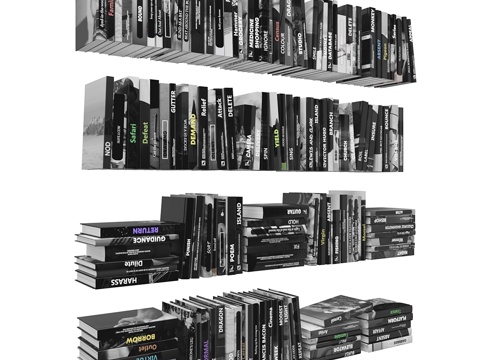  书籍（150件）3 1-33d模型 