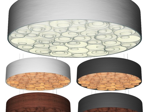  LZF Spiro SM LED 悬挂灯3d模型 