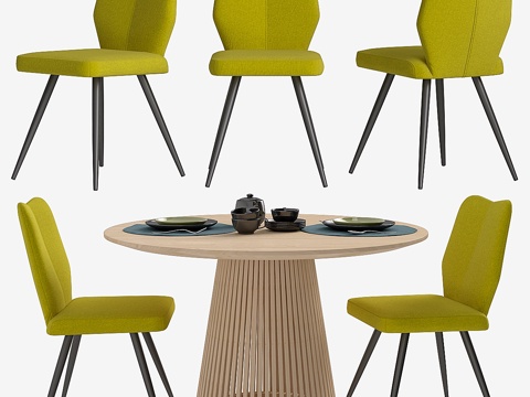  Chair_Tina_Table_Jeanette_La F3d模型 