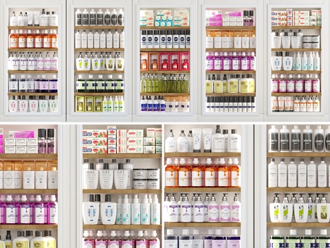  Watson. 化妆品及护理套装。Beau3d模型 