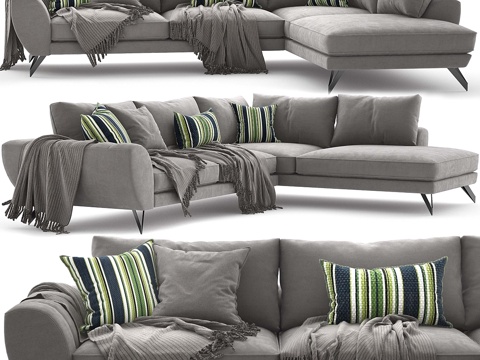  罗奇堡_CARACTERE转角组合_萨沙·拉基奇3d模型 