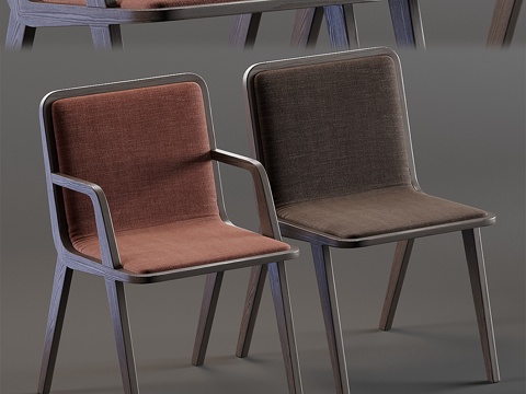  阿尔蒂诺克斯北欧椅3d模型 