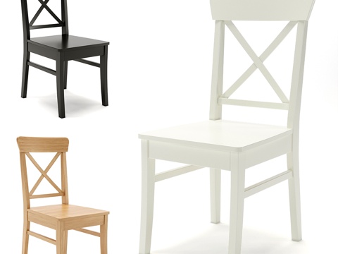  宜家英格奥夫椅子3d模型 