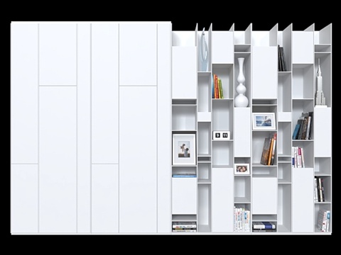  衣柜与层架 MDF Italia Random.3d模型 
