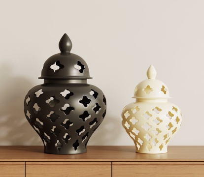 现代罐子 瓶子su模型