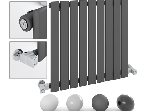  单板暖气片 - 米兰阿尔法暖气片3d模型 