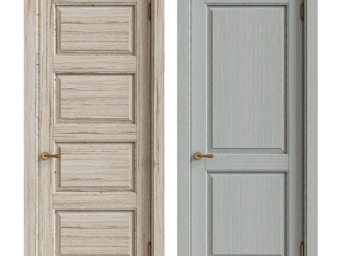  经典室内门3d模型 