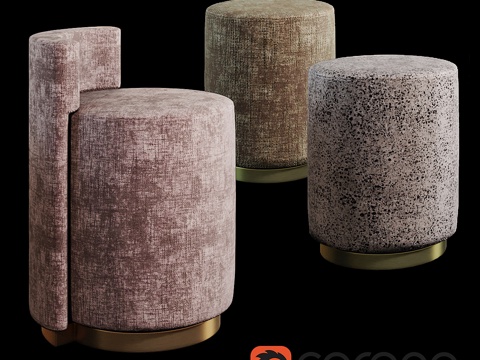  Gran Duca_脚凳3d模型 