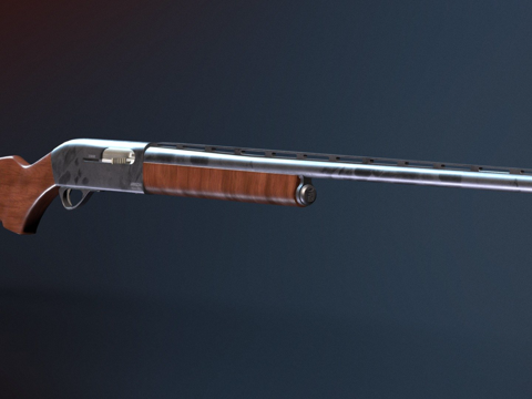  意大利猎用霰弹枪3d模型 