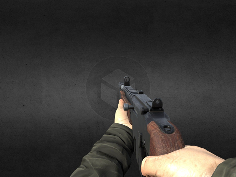  动画步枪3d模型 