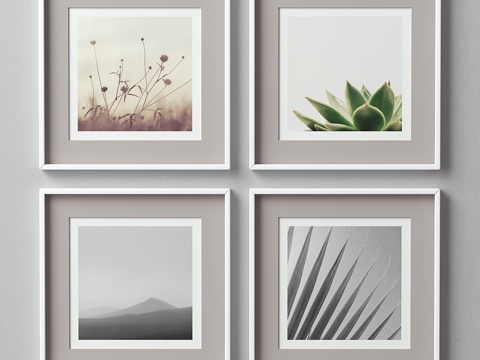  相框套装-833d模型 