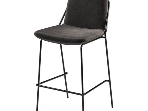  Industry West - 吊带吧凳3d模型 