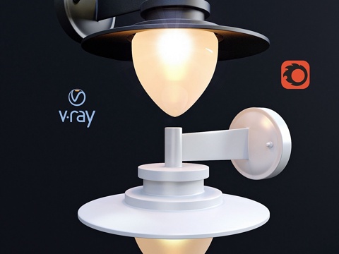  SESMA户外照明系列壁灯3d模型 